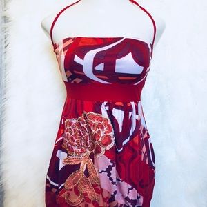 NWT desigual halter top dress size M funky boho